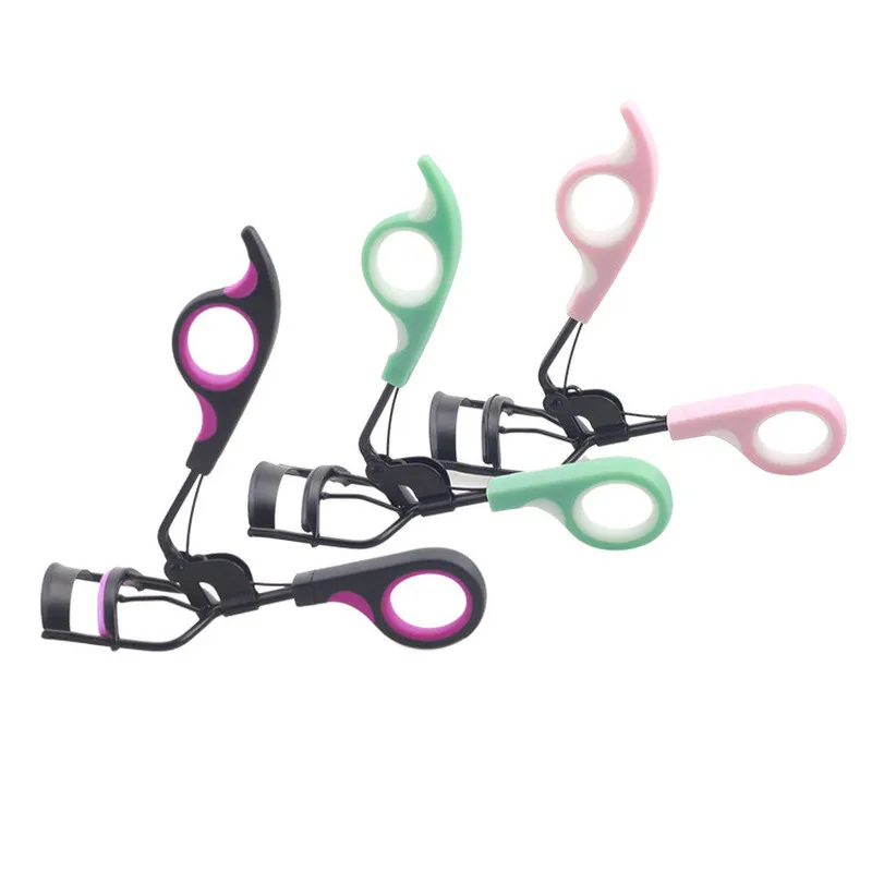

Professional Handle Curl Eye Lash Curler Eyelash Cosmetic Makeup Eyelash Curler Curling Lashes Makeup Tools with Pink Refill Pad