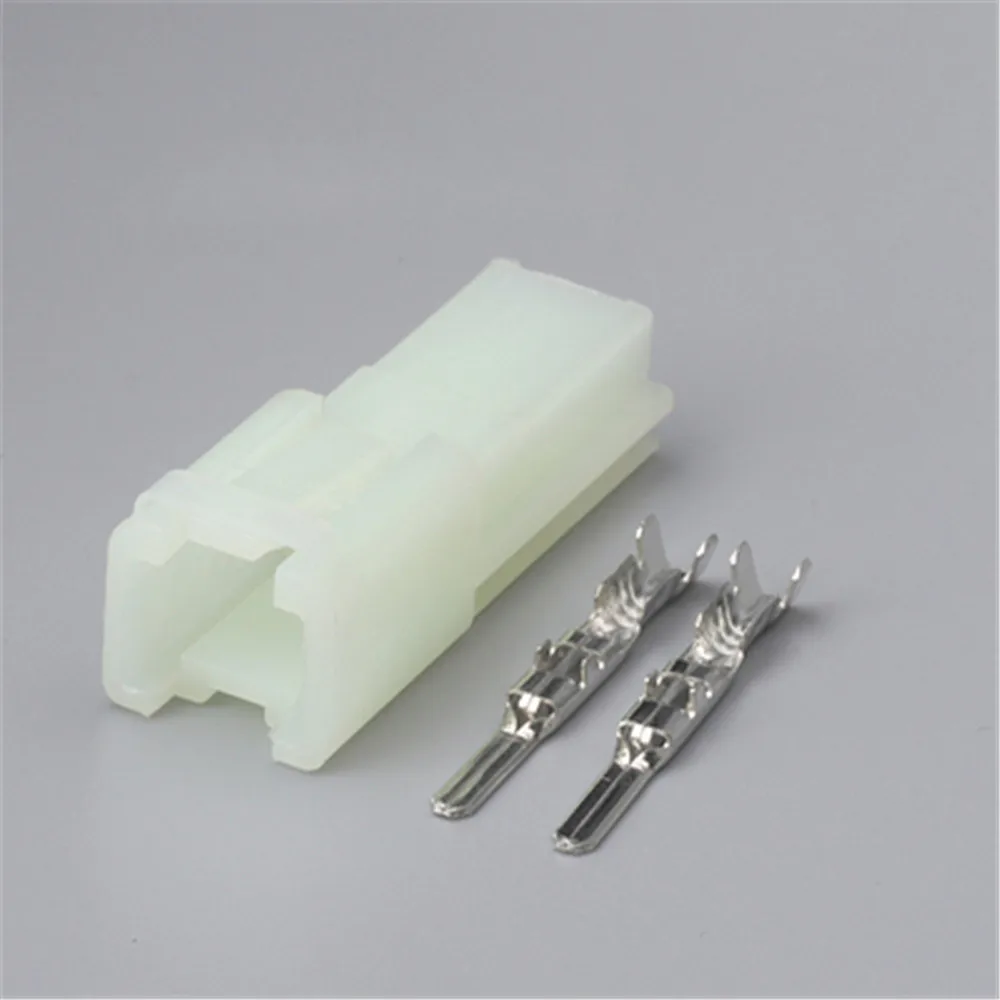 

5/10/20/50/100sets 2pin auto plastic electric unsealed wire female housing connector