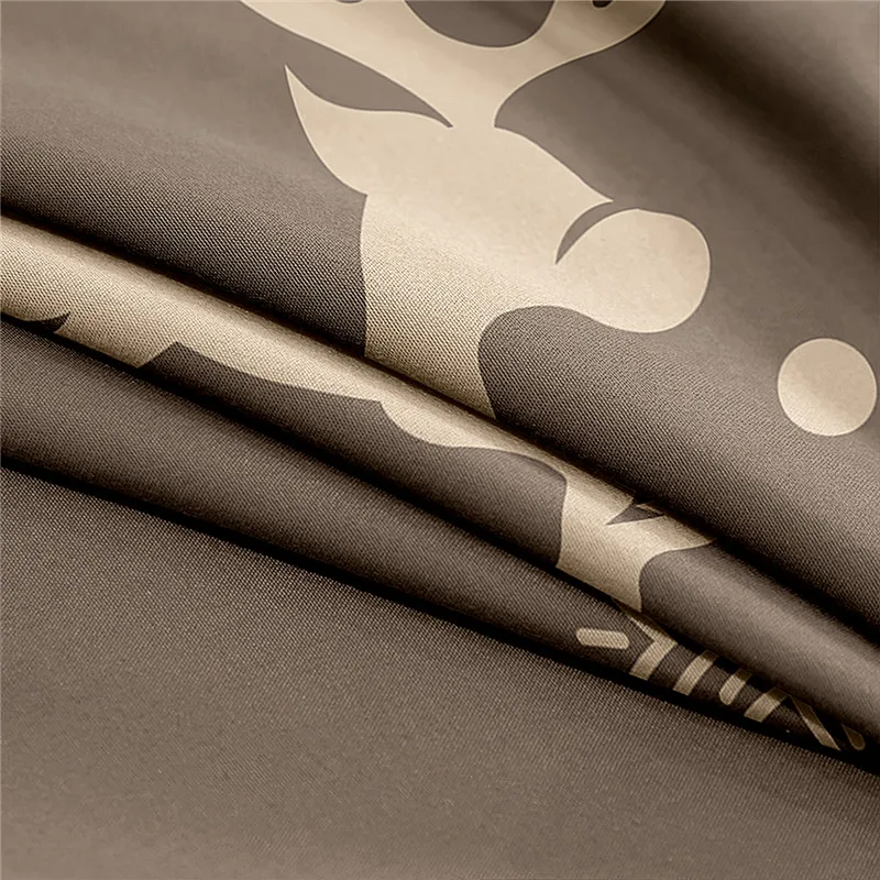 

Elk Digital Printed 3pc Polyester Fitted Sheet Mattress Cover Four Corners with Elastic Band Bed Sheet Pillowcases