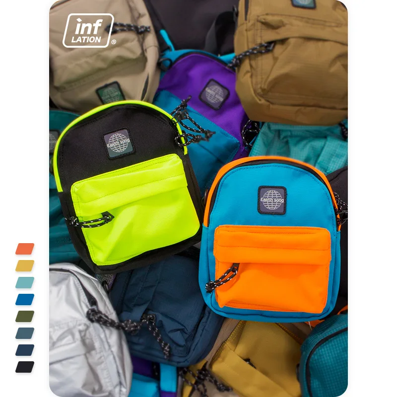 

Womens Mens Small Waist Bag Diagonal Mini Shoulder Satchel Commuter Messenger Bag Multi Function Ins Sport Outdoor Tide brand 40