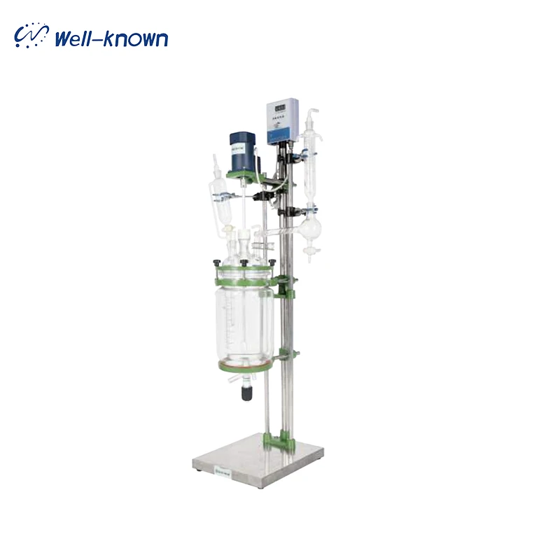 5л лабораторный двухслойный химический кожух стеклянный реактор | Канцтовары для