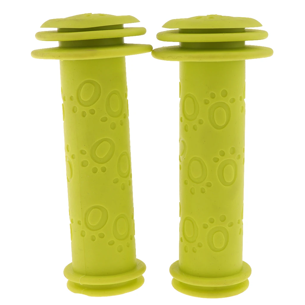 

Bike Handlebar Grips Bicycle Bar End Grip for Kids Childs Non-Slip Rubber Mushroom Handle Bar 1Pair