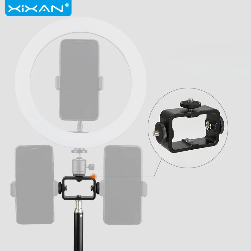 

Mobile Phone Live Support Stand Expansion Clip Fill Light Tripod Converter Anchor Stick Frame Adapter Multi-Position Accessories