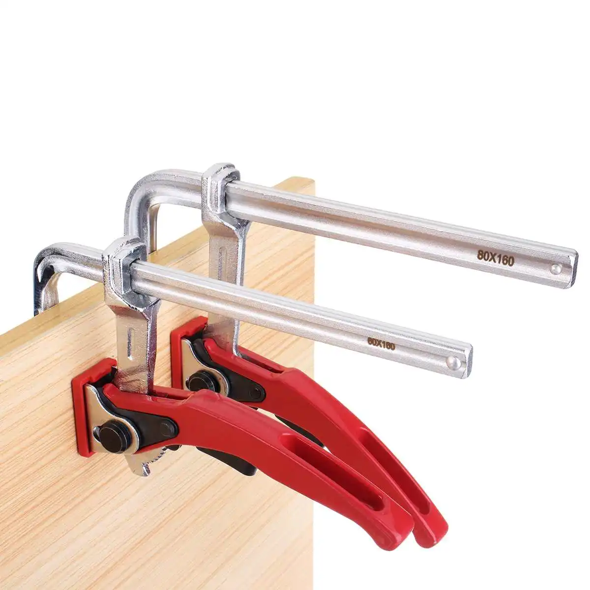 

MFT Clamp Heavy Duty Steel Ratchet F Clamp Bar Quick Release For MFT Guide Rail System Woodwork 300KG Clamping Pressure/In Stock