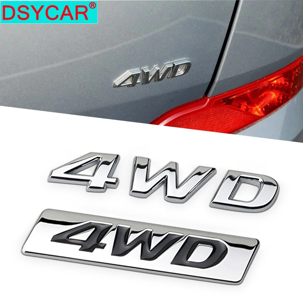 DSYCAR 1 шт. модные 3D Металлические 4WD Автомобильные Боковые крыло задний багажник