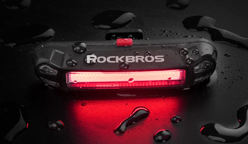 ROCKBROS велосипедный светильник Водонепроницаемый велосипед хвост светильник светодиодный USB аккумуляторная спины при занятиях светильник для верховой езды Предупреждение седло велосипеда сзади светильник