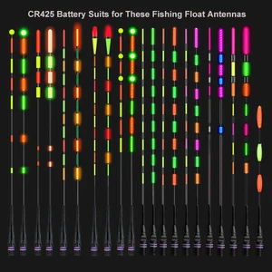 Поплавок для рыбалки WLPFISHING, 1 шт., электрическая поплавковая антенна высокой яркосветодиодный подсветкой, сменные хвосты, поплавки для ночной рыбалки