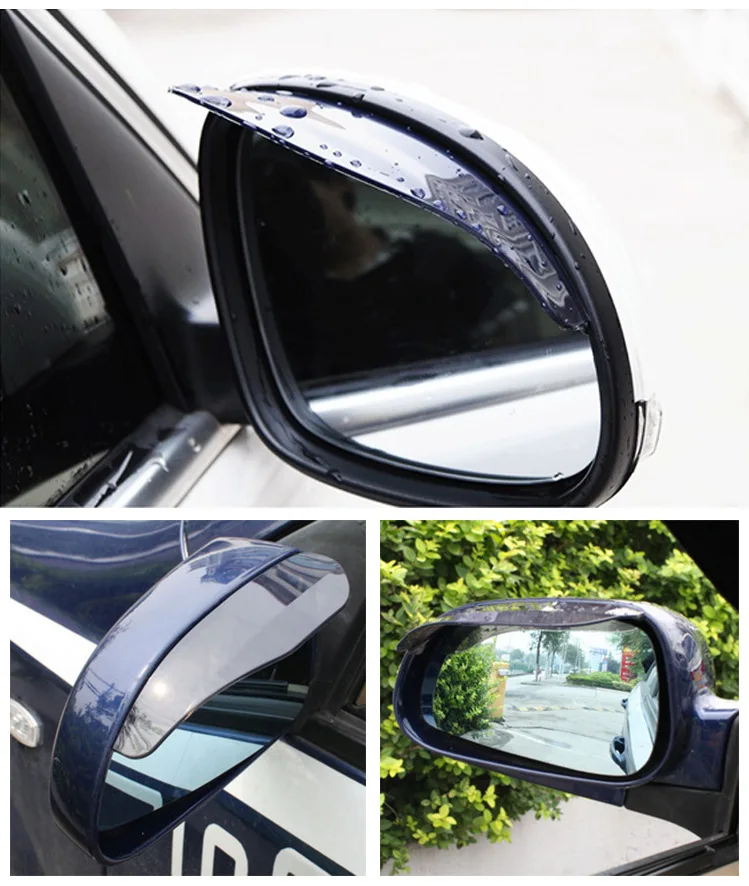 MoFan car rearview mirror rain eyebrow visor sunshade car protection cover thickening car rain cover 2 piece