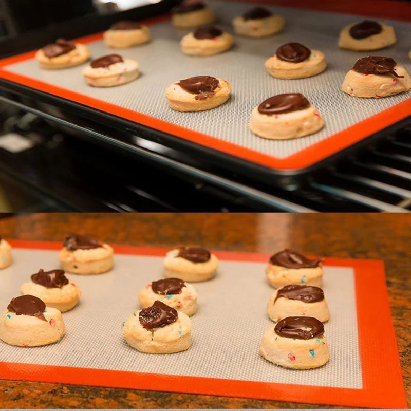 

Non-Stick Silicone Baking Mat Pad Sheet Baking pastry tools Rolling Dough Mat for Bread and Pastry