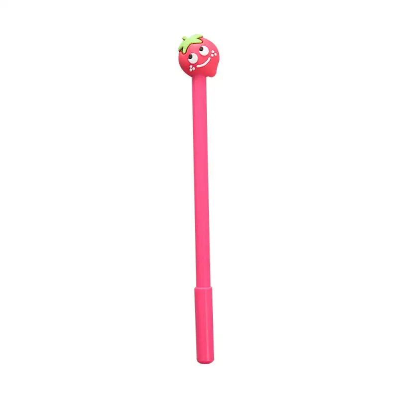 

Creative 0.5mm Black Fruit Head Pen Gel Pen Stationery School-Supplies Office Cartoon Cute Neutral-Pen Fruit Head Pen