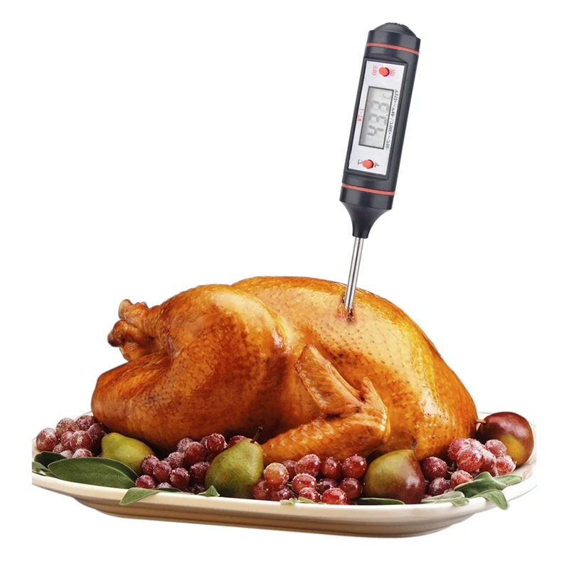 Цифровой термометр для барбекю гриль инструмент печенья мяса автомобильный Кондиционер индикатор