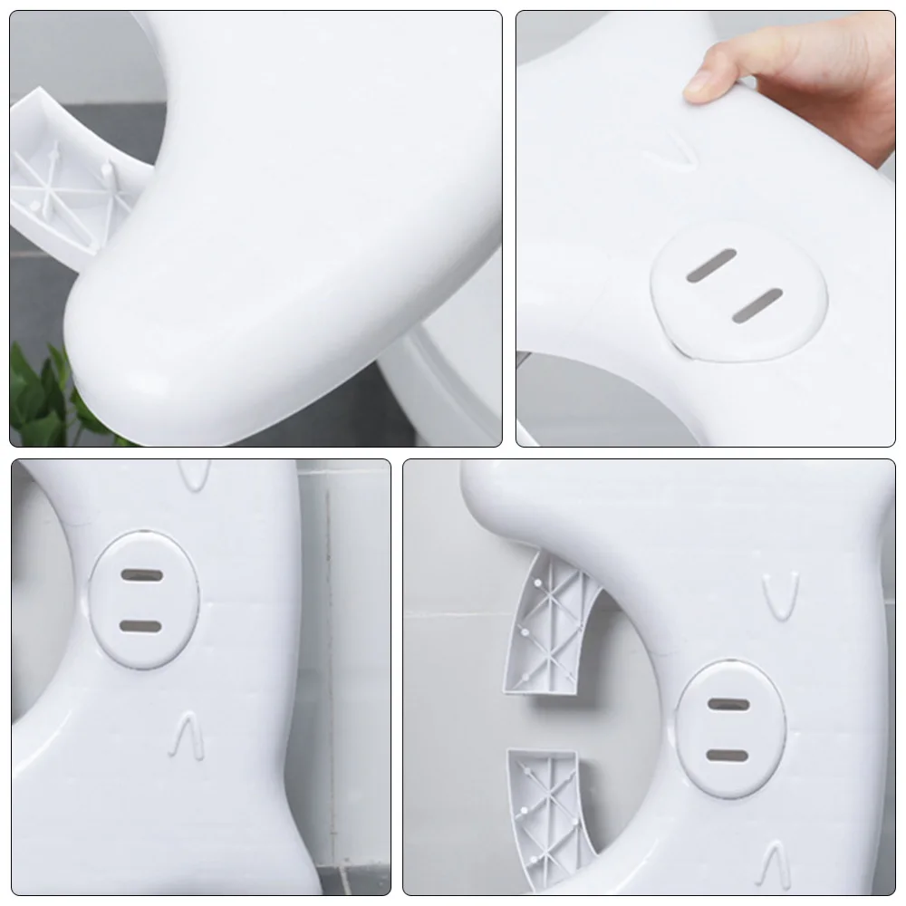 1Pc Anti-slip Kids Toilet Chair Heighten Squatting Stool Home Supply (White) | Мебель