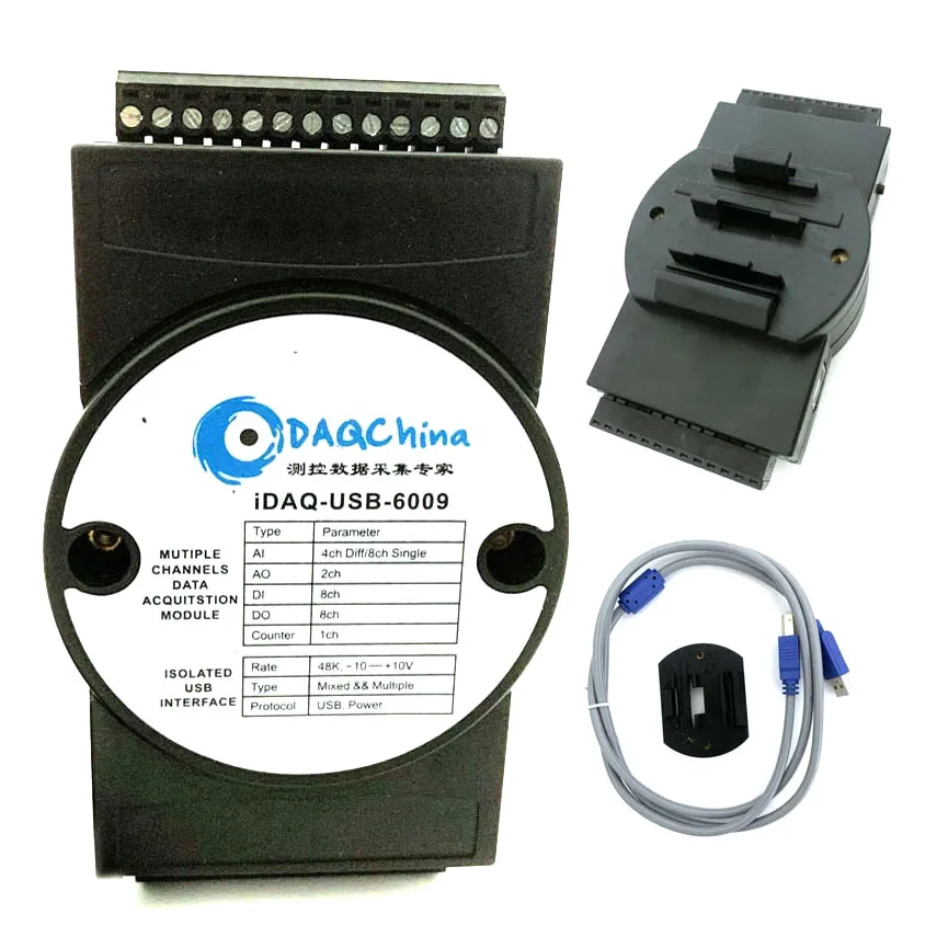 Новая DAQ USB 6009 карта сбора данных 8 канальный 14 Разрядный 8AD 48k в режиме реального