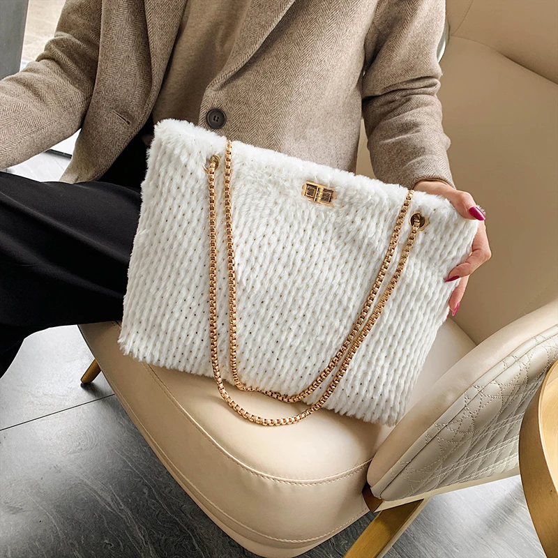 Модные зимние велюровые вместительные женские сумочки женская сумка на плечо с