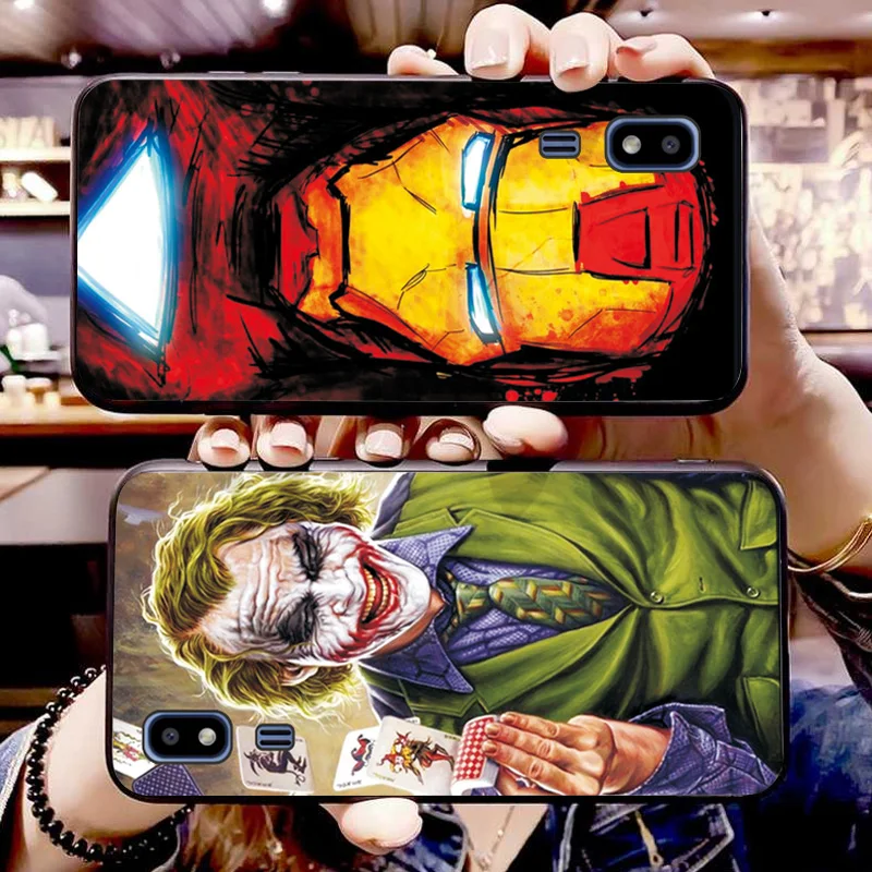 Чехол для samsung Galaxy A10 A20 A30 A40 A50 A60 A70 M20 чехол Супермен черный термополиуретановый чехол для samsung A50S A30S A20E A2 четырехъядерный телефон чехол s