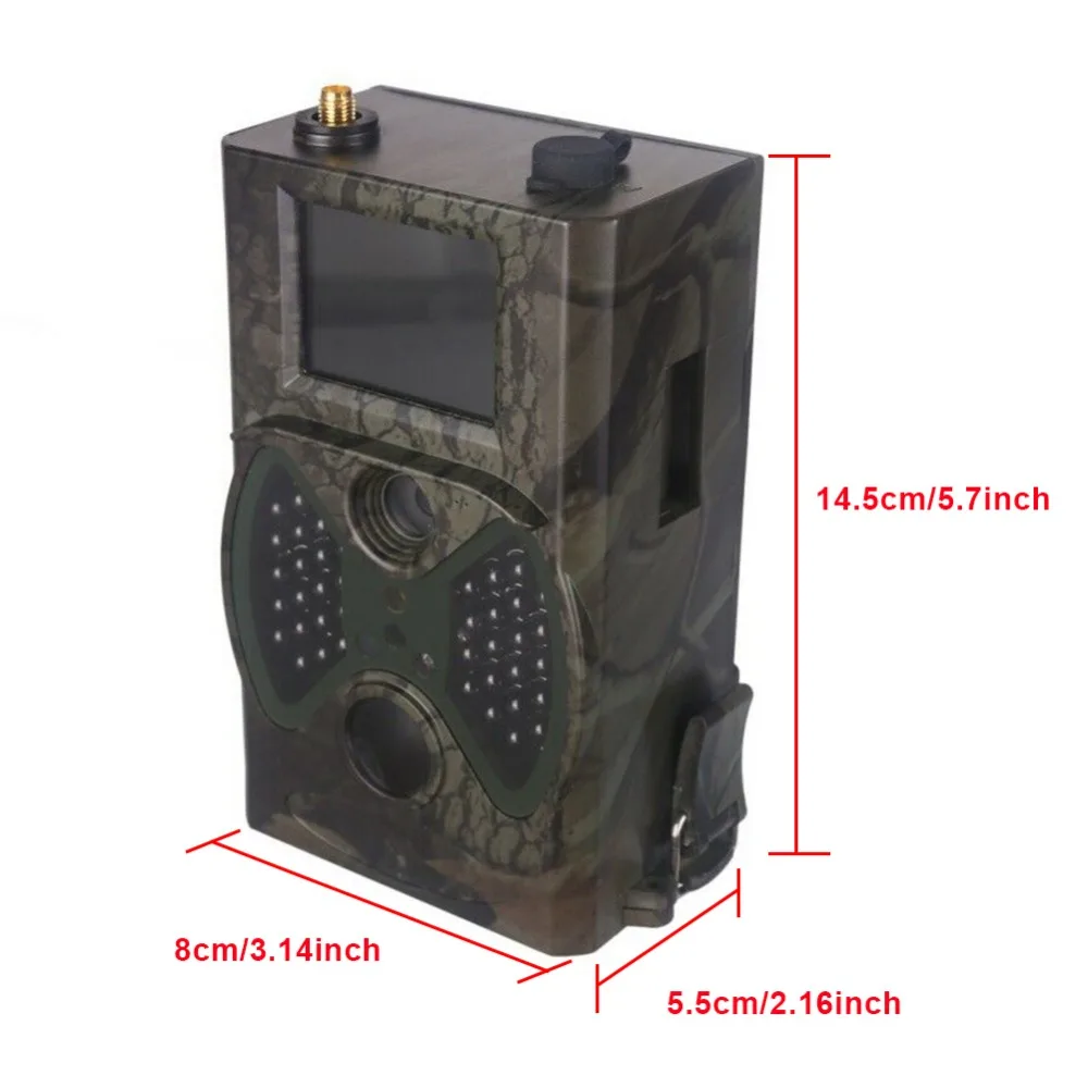 HC300M 2G камера для охоты 12MP 1080P MMS сотовая беспроводная камера s ночного видения HC-300M цифровая инфракрасная камера слежения