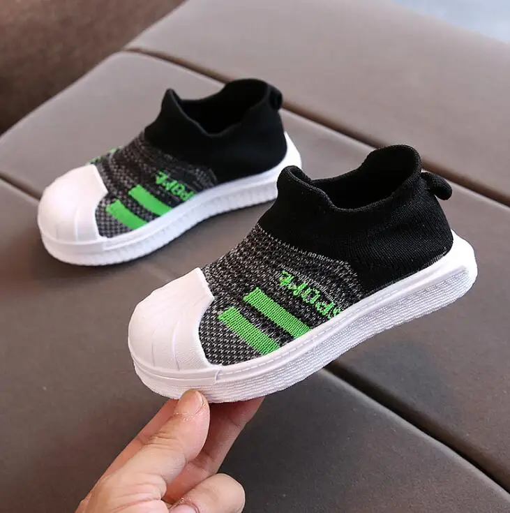 Детская обувь Нескользящие мягкие детские кроссовки на резиновой подошве