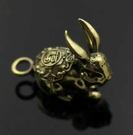 Китайская латунная резьба из чистой меди двенадцать знаков зодиака твердый