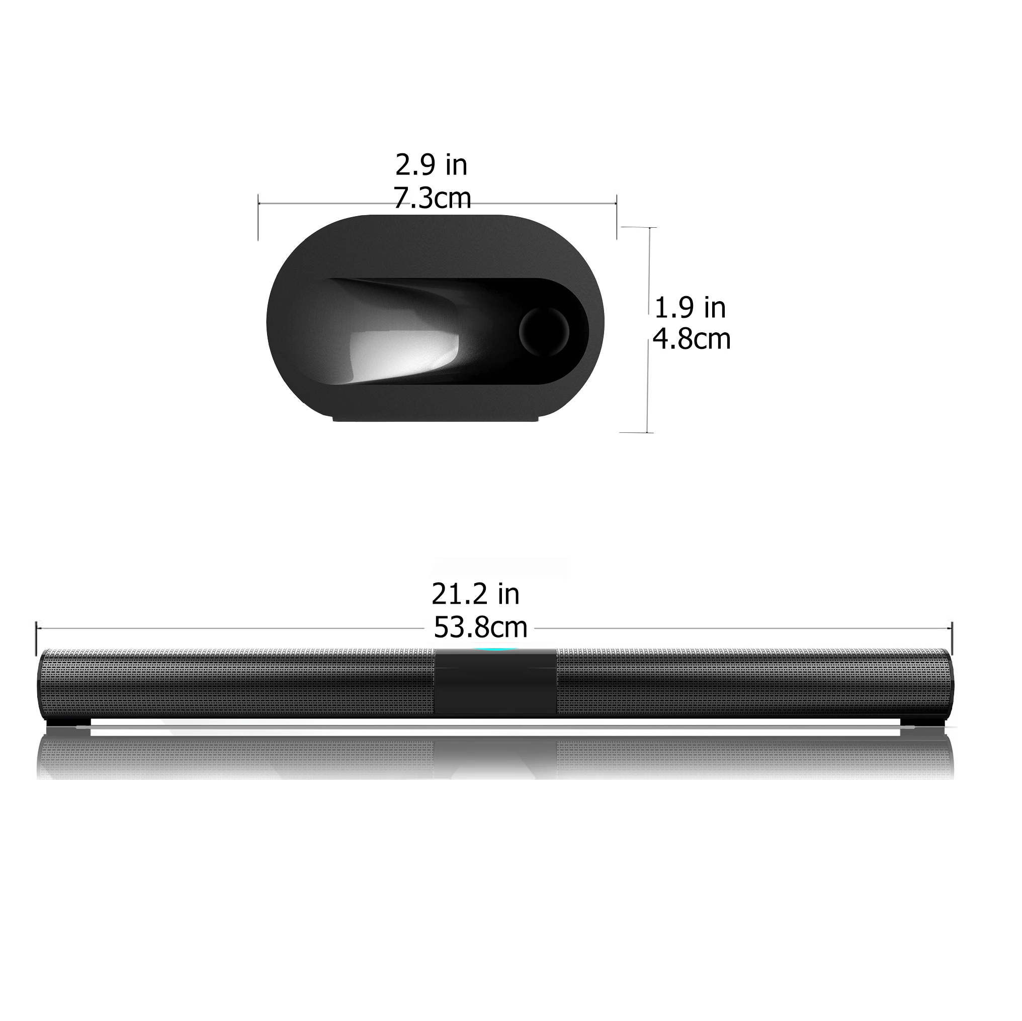 Rsionch TV Soundbar Wireless Bluetooth Speaker Column Wall-mounted Home Theater Subwoofer Surround RCA Remote Control PC | Электроника