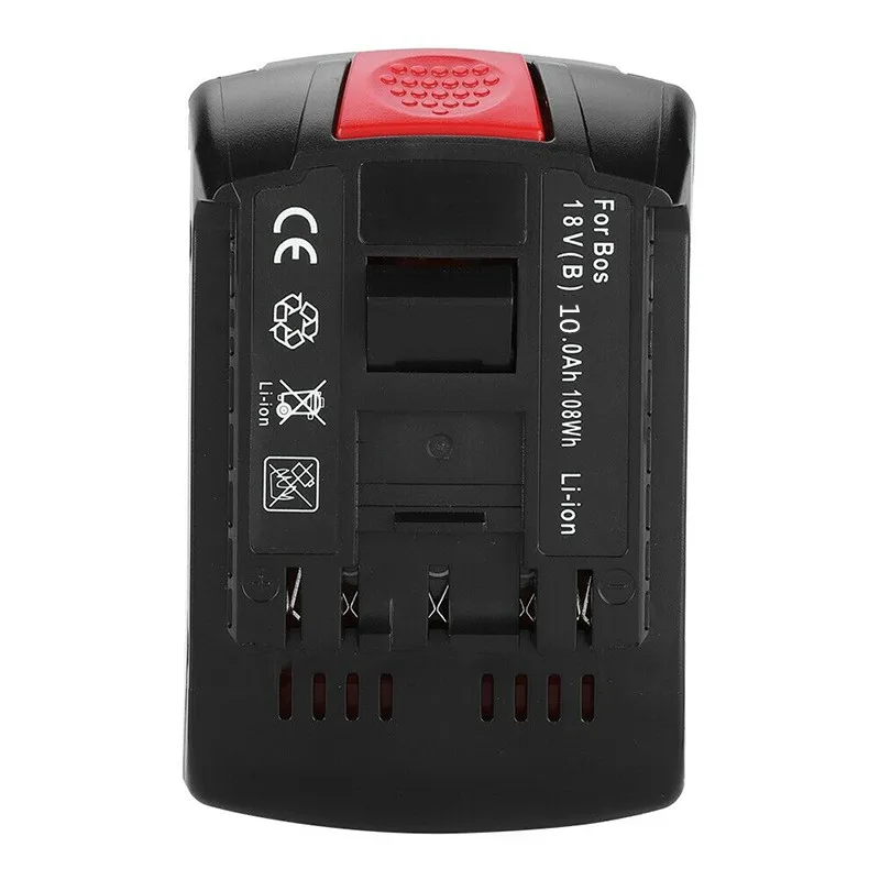

New 10000mah Rechargeable Battery For Bosch 18V Battery Backup 10.0A Portable Replacement For Bosch BAT609 Indicator light