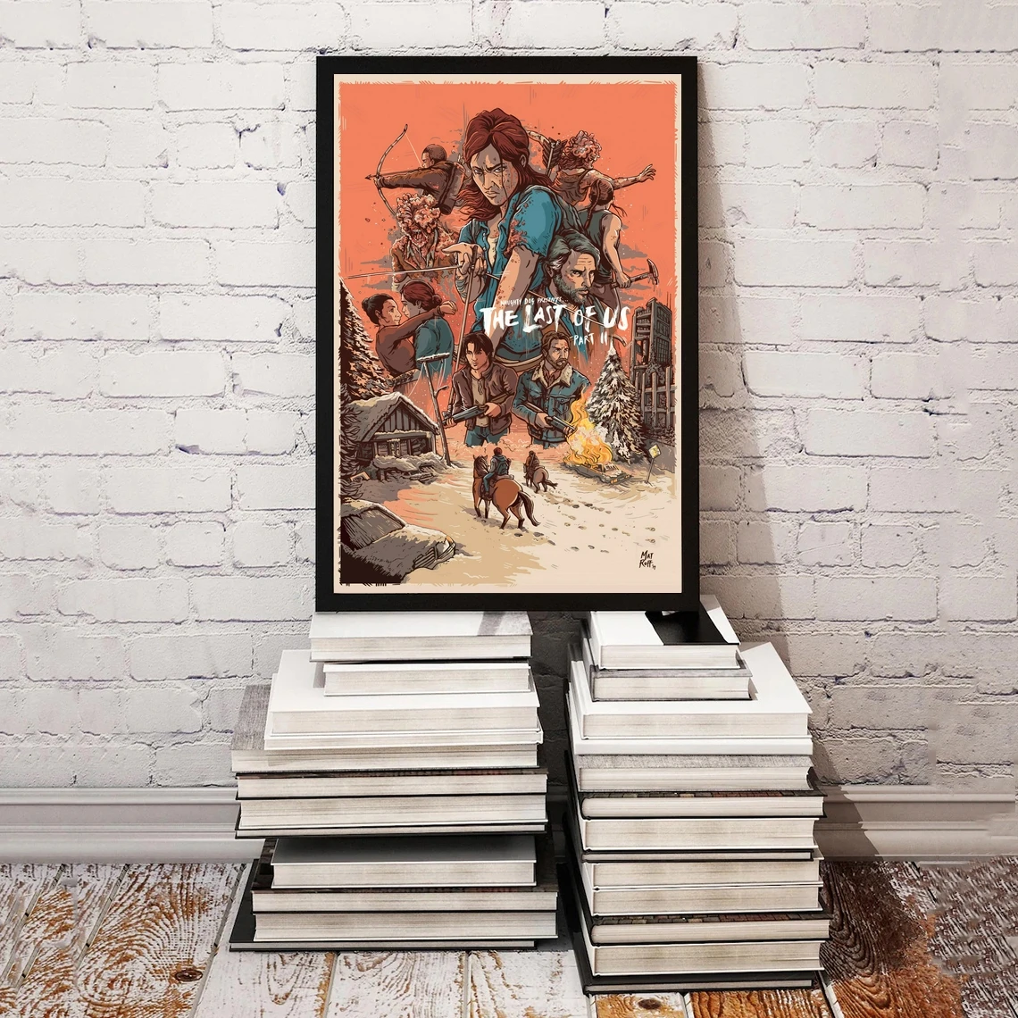 Игровой постер The Last of Us 2 PS4 эксклюзивная ролевая игра холст индивидуальный