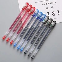 1pc classic redblackblue liquid ink gel pen needle tip scented transparent writing pen student exam stationery office supplies