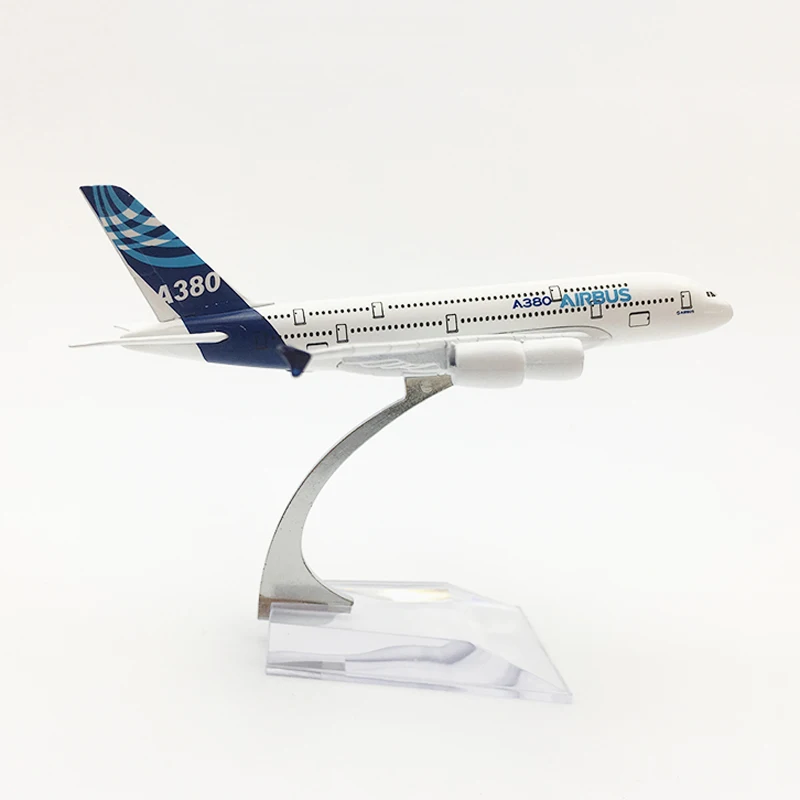 16 см 1/400 металлический самолет Аэробус A320 A380 воздушный пассажирский детский