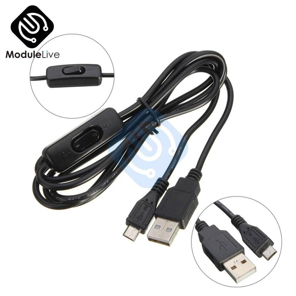Фотокабель для зарядки Mini Cable с переключателем ВКЛ./ВЫКЛ. 1 5 м 150 см Raspberry Pi|Адаптеры