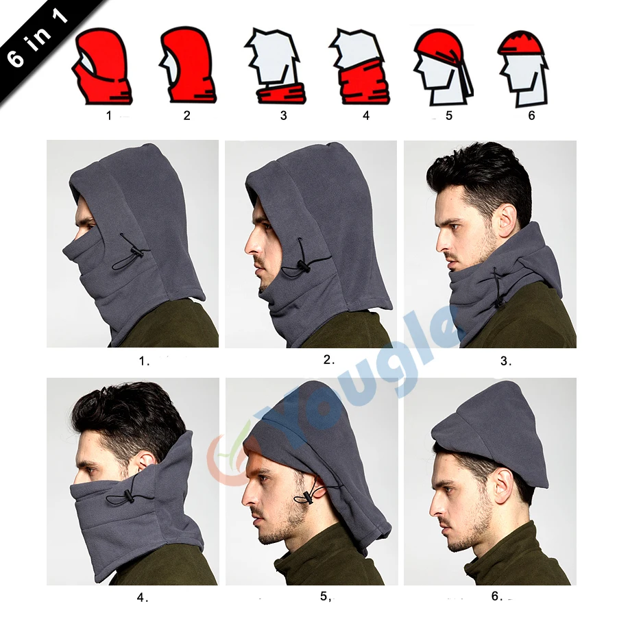 Спортивные велосипедные шапки утолщенный теплый шарф полное покрытие лица