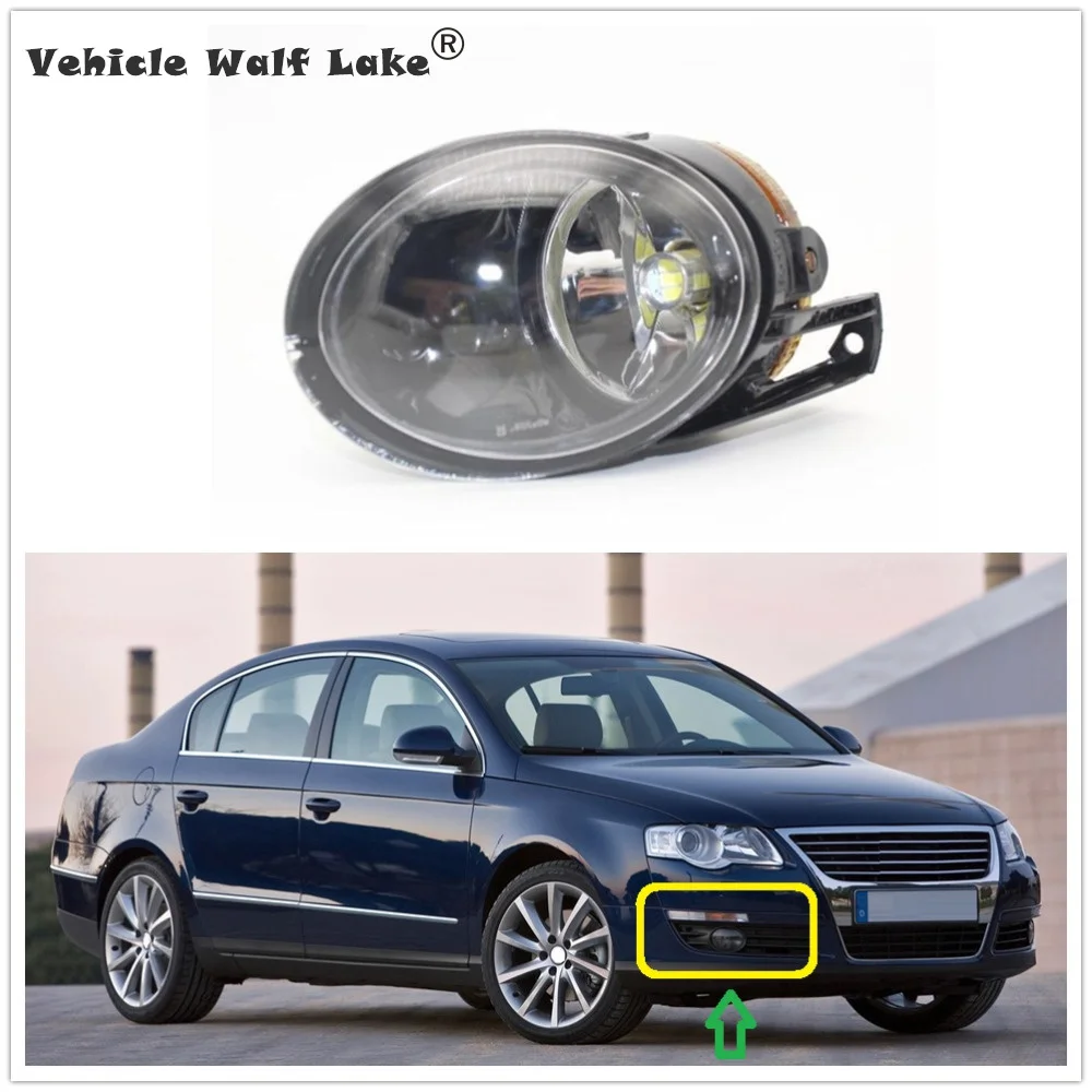 Правый светодиодный туман светильник для VW Passat B6 3C 2006 2007 2008 2009 2010 2011 авто-Стайлинг