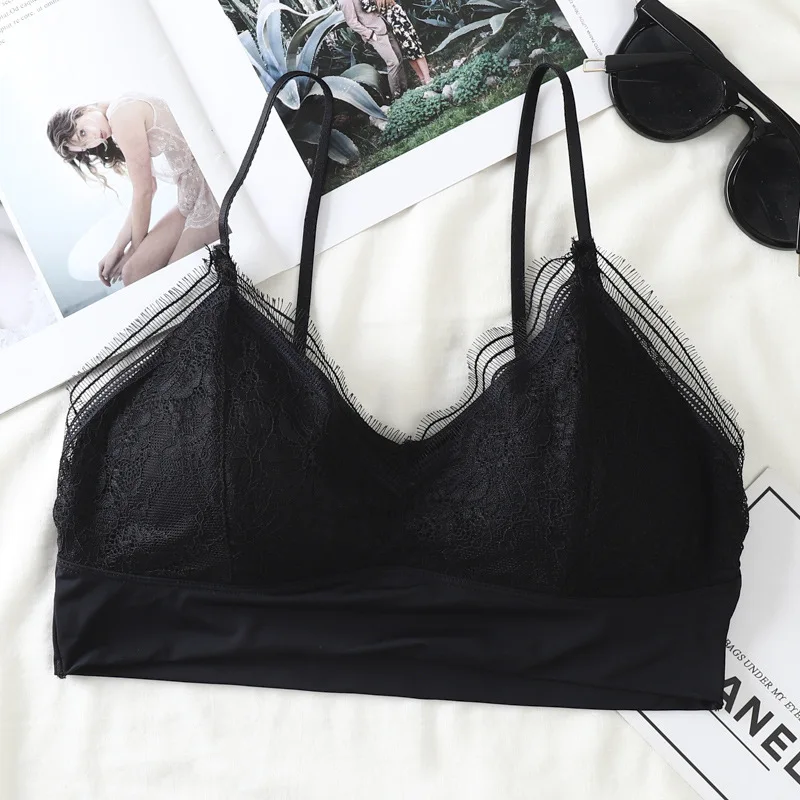 

Women Seamless Bra Lingerie Sexy Female Brassiere Breathable Soft Wireless Push Up Underwear Cropped Bralette Tops