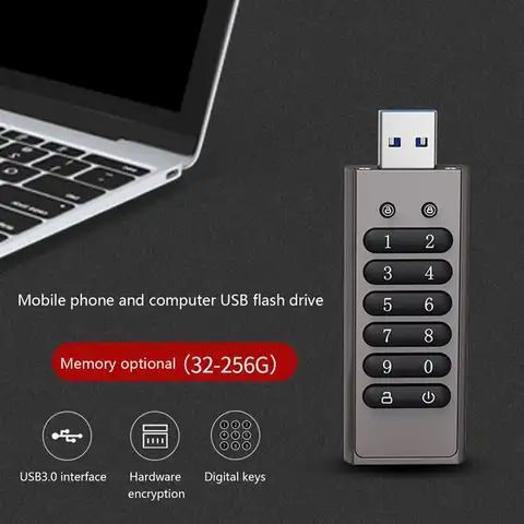 USB-флеш-накопитель, цифровой шифрованный накопитель, карта памяти, аппаратное шифрование, USB 3,0, U-диск, защита конфиденциальности