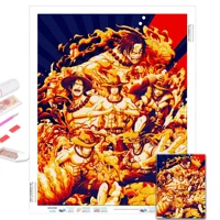 5d diy diamond painting anime character luffy picture full diamond art mosaic embroidery cross stitch kits home decor new