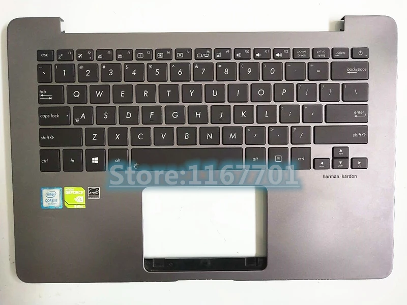 Чехол для ноутбука с подсветкой и клавиатурой США чехол Asus ZenBooK UX430 UX430UA UX430UQ UX430UN