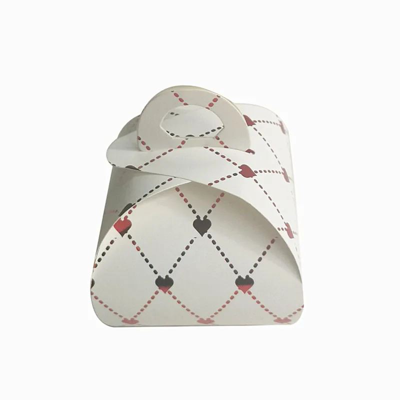Polka dot Stripes Christmas Candy Box Paper Gift Bag Chocolate Packaging Kids Birthday Party Wedding Decorations Favor | Дом и сад