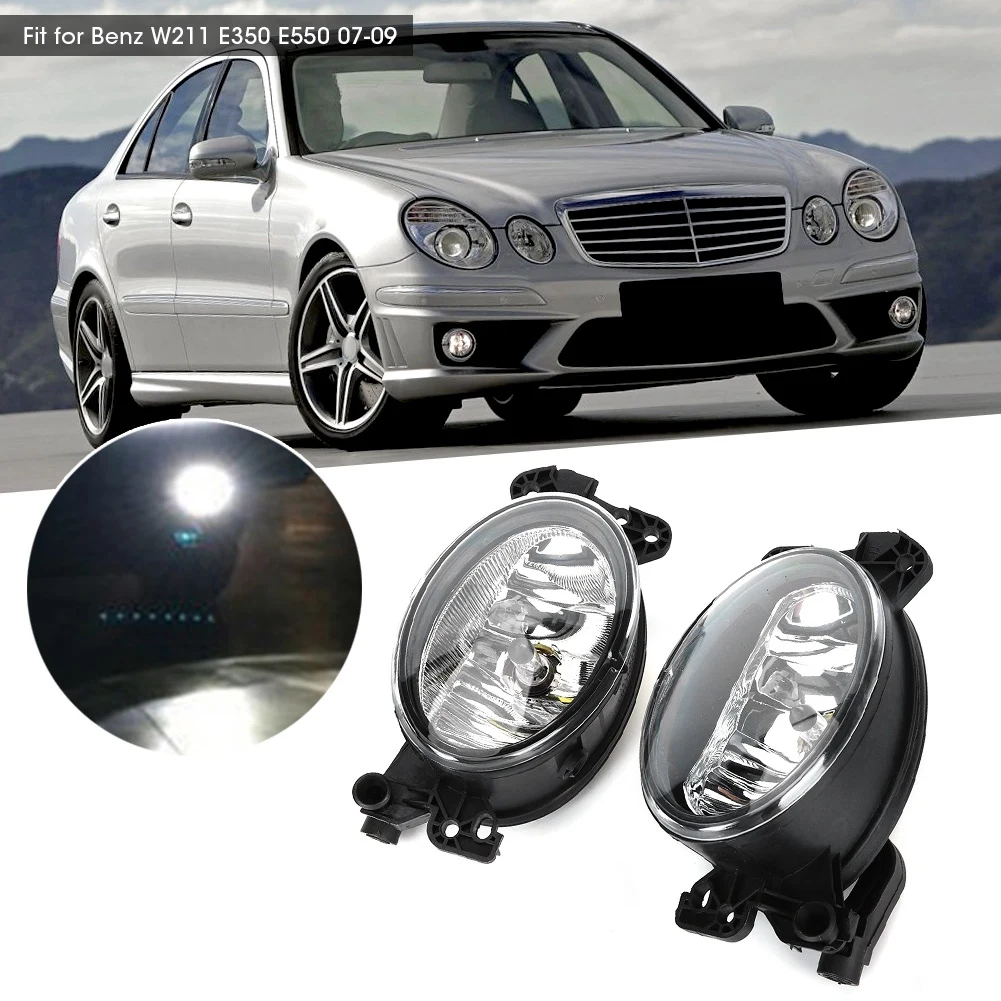 Пара противотумансветильник фар для Benz W211 E350 E550 07-09 A1698201656 A1698201556 лампа в