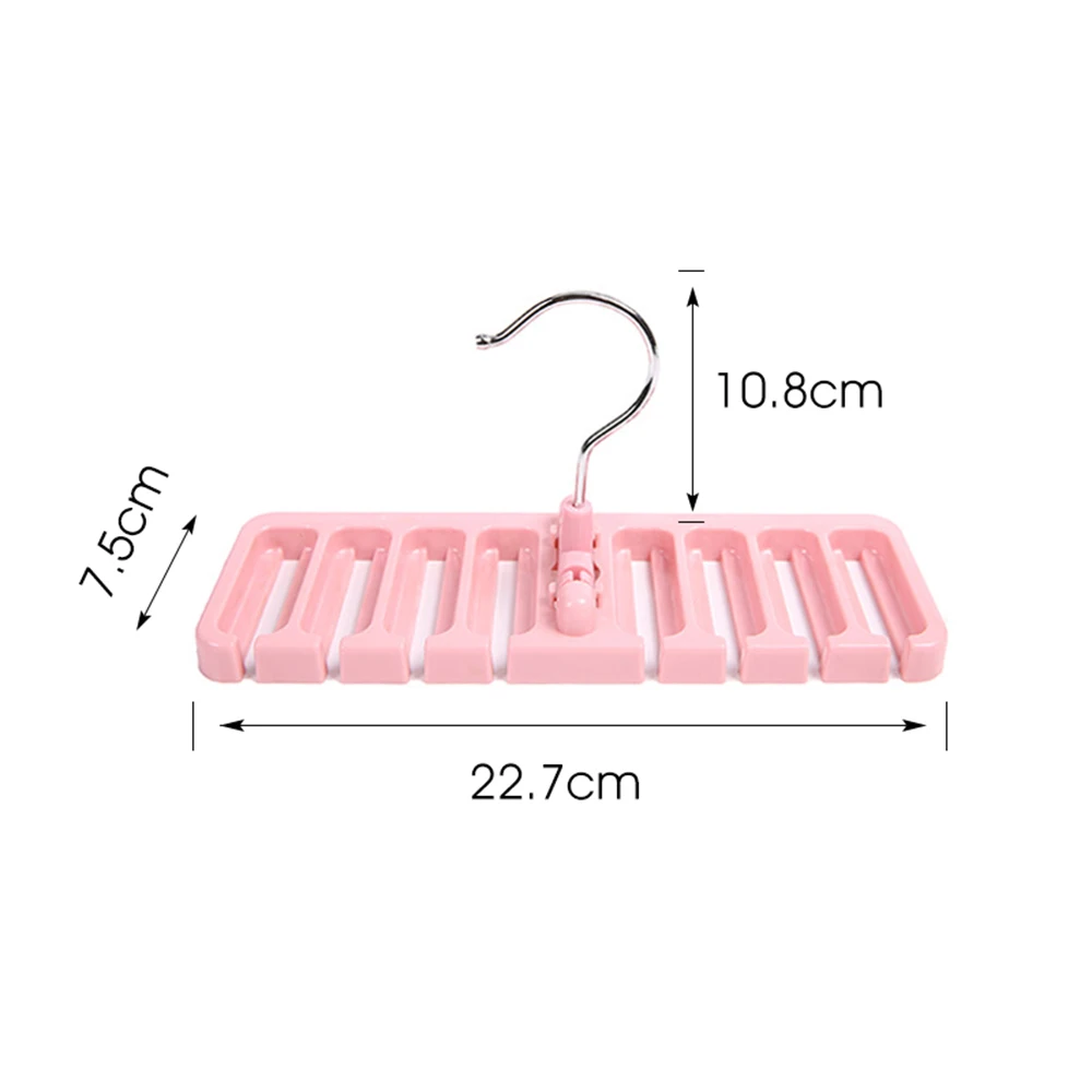 Многофункциональная вешалка для ремня с 8 отверстиями пластиковая стойка шарфов