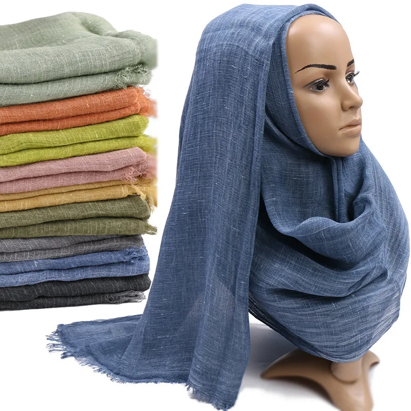 

Ladies Winter Fashion Plain Tie-dye Fringe Viscose Shawl Scarf Women High Quality Wrap Pashmina Stole Bufanda Muslim Hijab Snood