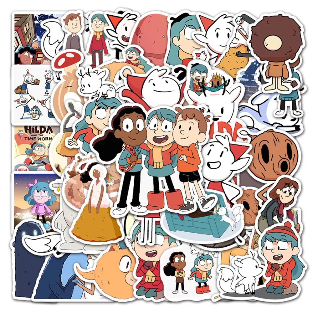 

10/30/50PCS Cartoon Children Animation Personality DIY Decorative Stickers Luggage Refrigerator Guitar Stickers Wholesale