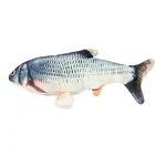 USB-игрушка для домашних животных в форме рыбы, кошки, интерактивный подарок, подушка для рыбы, кошачьей мяты, кукла, имитация рыбы, игрушка для домашних животных, интерактивные игрушки для кошек