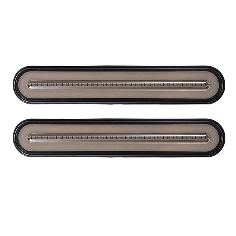 

2 PCS 100 LED 3 in 1 Car Turn Signal Light Flow Braking Rear Lamps Flowing Stop Lights Waterproof for Truck Trailer