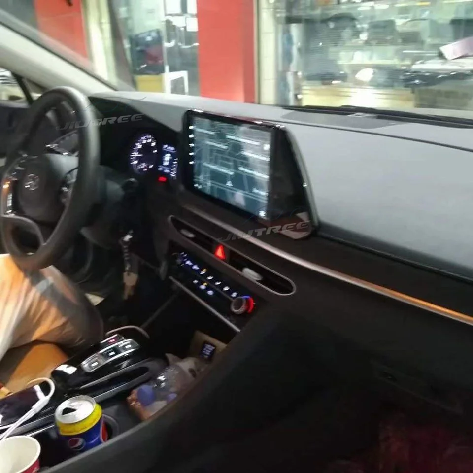 저렴한 안드로이드 10 자동차 라디오 현대 소나타 2020 자동 GPS 네비게이션 스테레오 헤드 유닛 무선 Carplay 멀티미디어 플레이어 자동 라디오