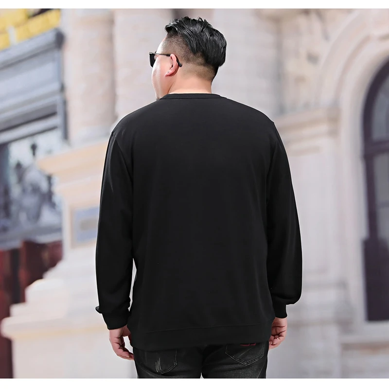 Фото Мужская большая футболка 12xl 180 кг размера плюс 7XL 8xl 9xl 10xl 11xl зимняя Свободная Мужская большая футболка 12xl 180 кг размера плюс 7XL 8xl 9xl 10xl 11xl зимняя Свободная