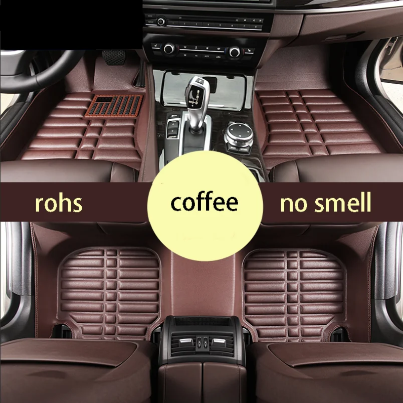 

car styling leather car floor mat carpet rug for volkswagen vw passat b7 2010 2011 2012 2013 2014 2015 accessories