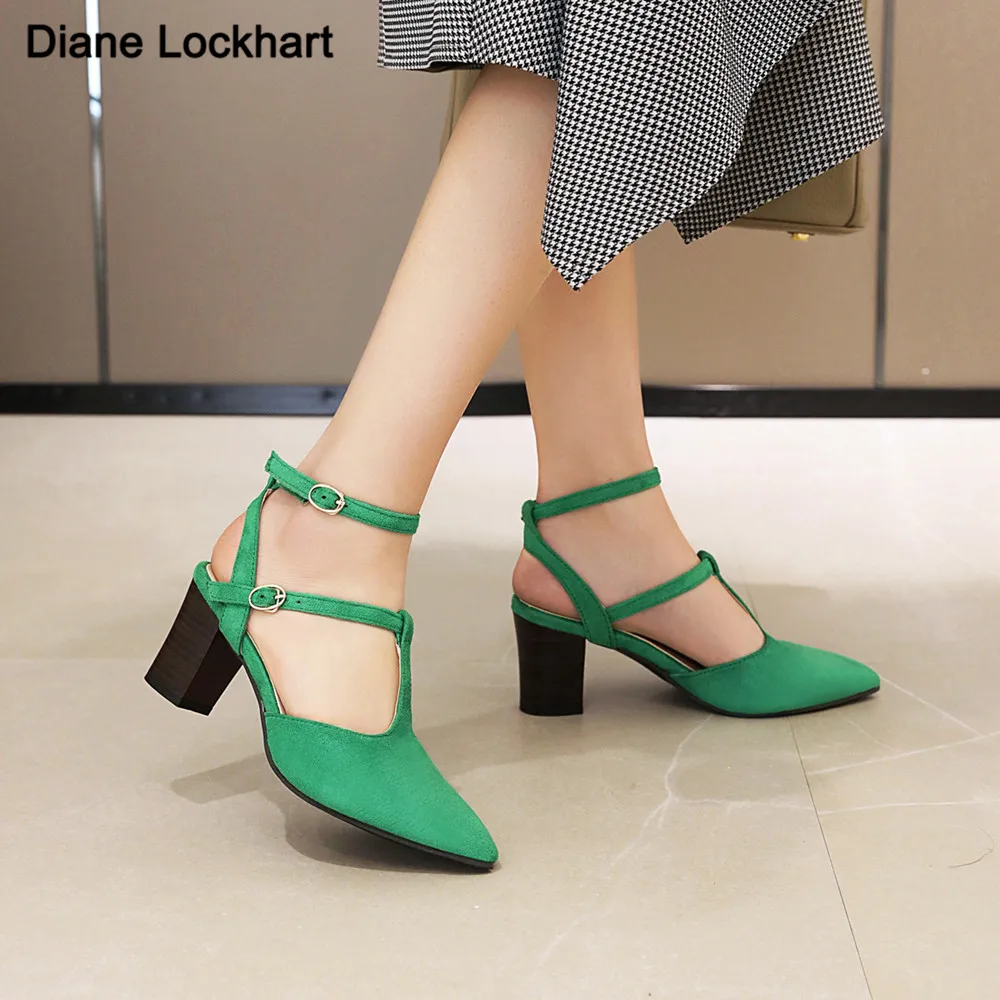 Женские босоножки гладиаторы на высоком каблуке туфли лодочки с острым носком