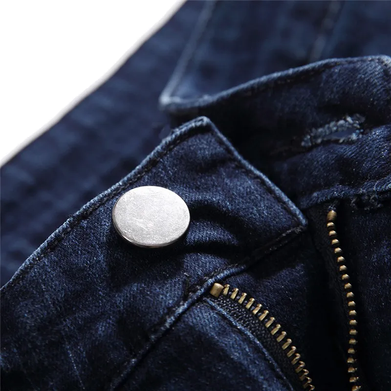 2019 New Men's Casual Slim Patch 3D Jeans Personality Color Print Denim Causal Trousers Pants Ripped Fashion For Men | Мужская