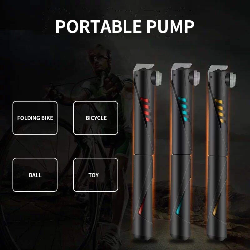 Горный велосипед воздушный насос мини Портативный для велосипеда сверхлегкий