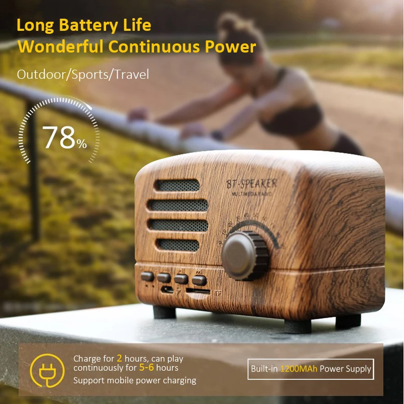 Bluetooth Колонка компактная с поддержкой TF карт и FM радио|Портативные колонки| |