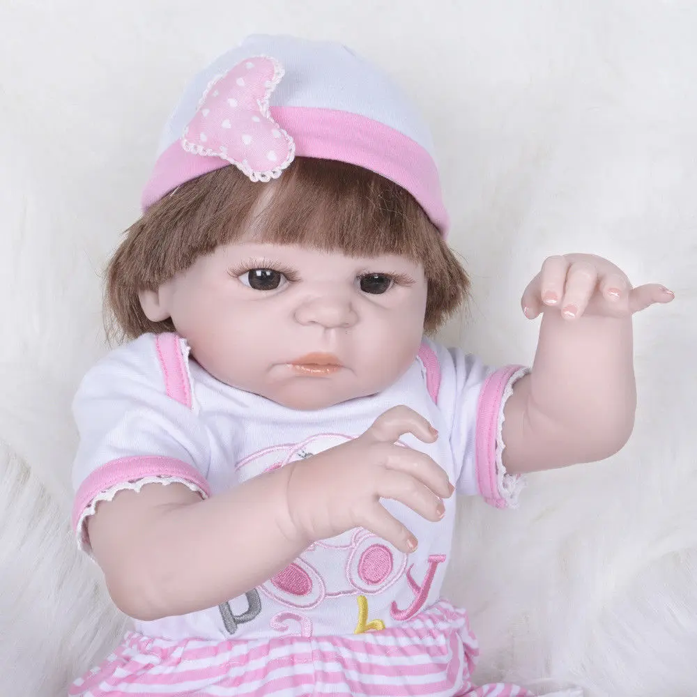 Alive Silicone Vinyl Newborn Doll Boy Birthday Bebe Gifts Toys For Children  Dolls For Girls