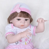 22 reborn baby dolls alive silicone vinyl newborn doll boy birthday bebe gifts toys for children dolls for girls